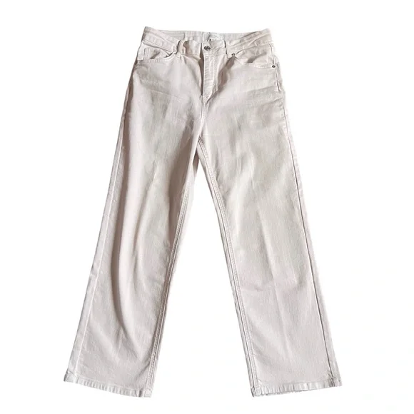 Part Two High Rise Cream Jeans - Picture 3 of 8